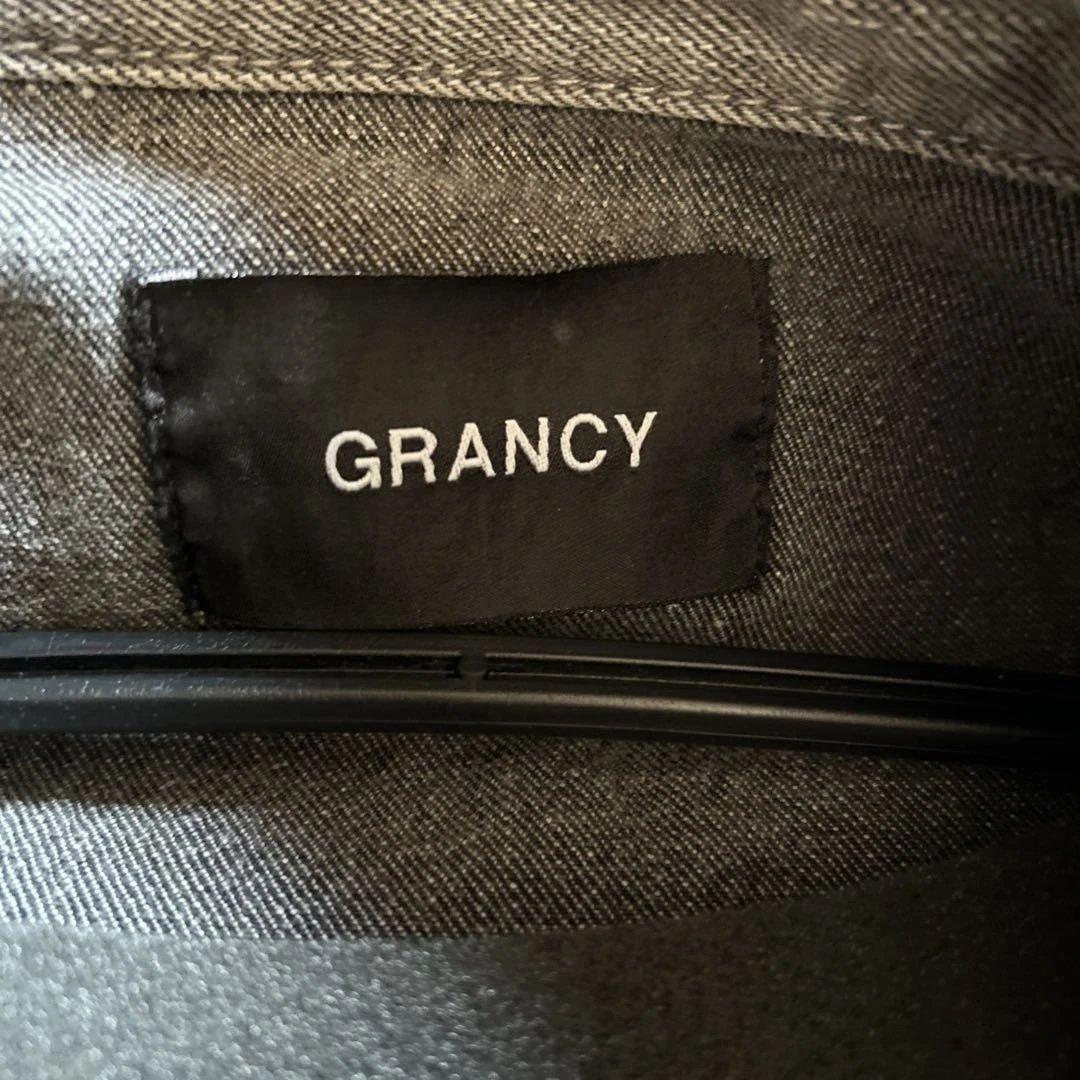 【GRANCY】ジップデザイン デニムシャツ ジャケット