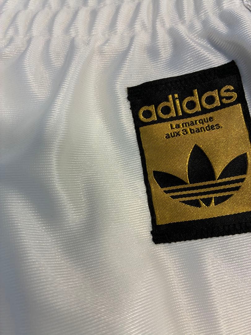 adidas JW1852 ホワイト ジャージパンツ メンズLサイズ