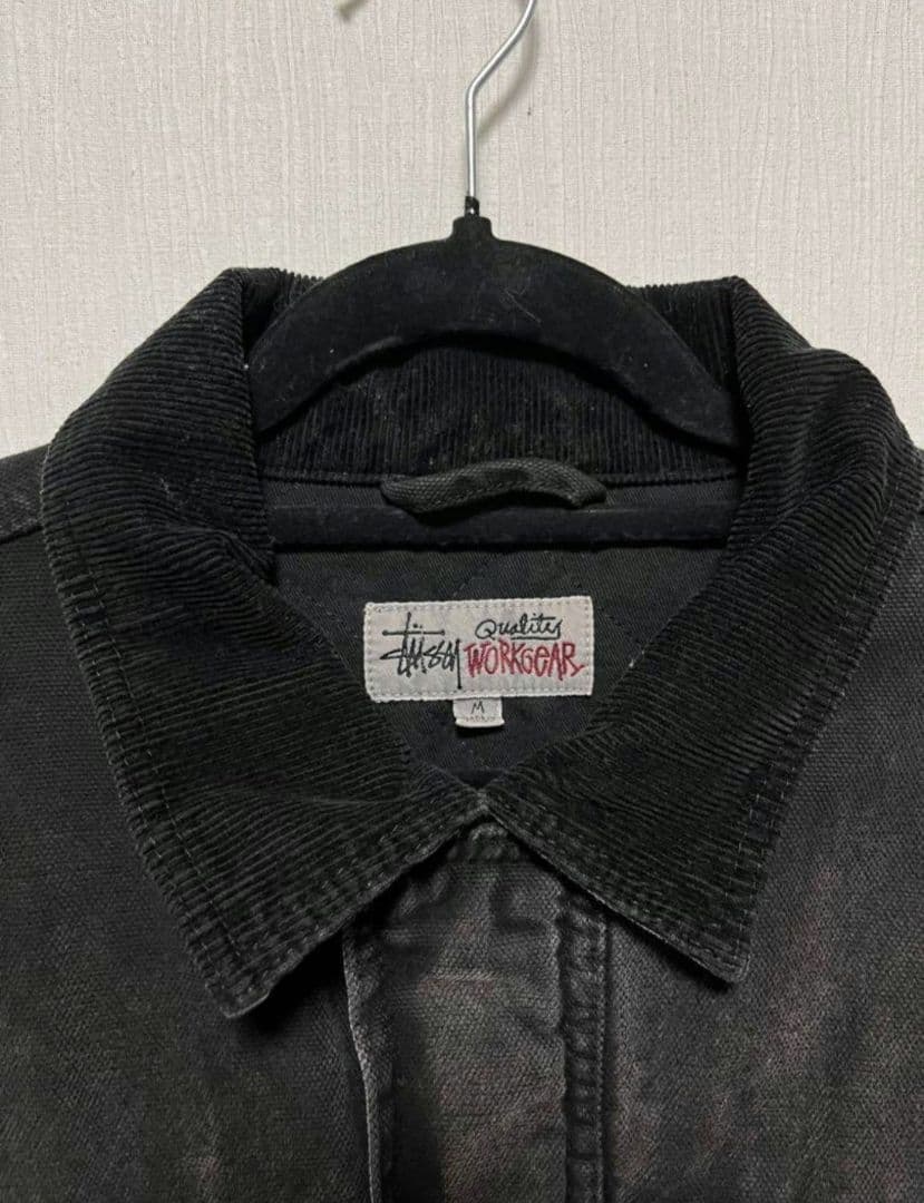 Stussy SHOP JACKET WASHED CANVAS Mサイズ