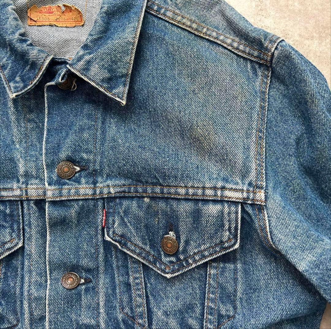 80s後半 USA製 Levi’s 71506 刻印527 42L