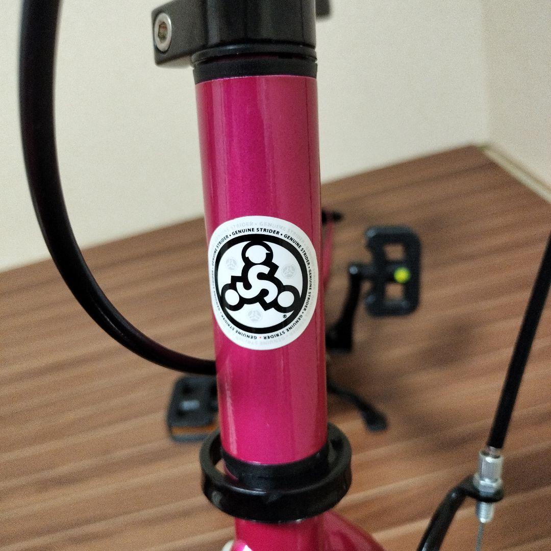 美品✨️ストライダー 14x 14インチ ピンク　キッズバイク スタンド付き