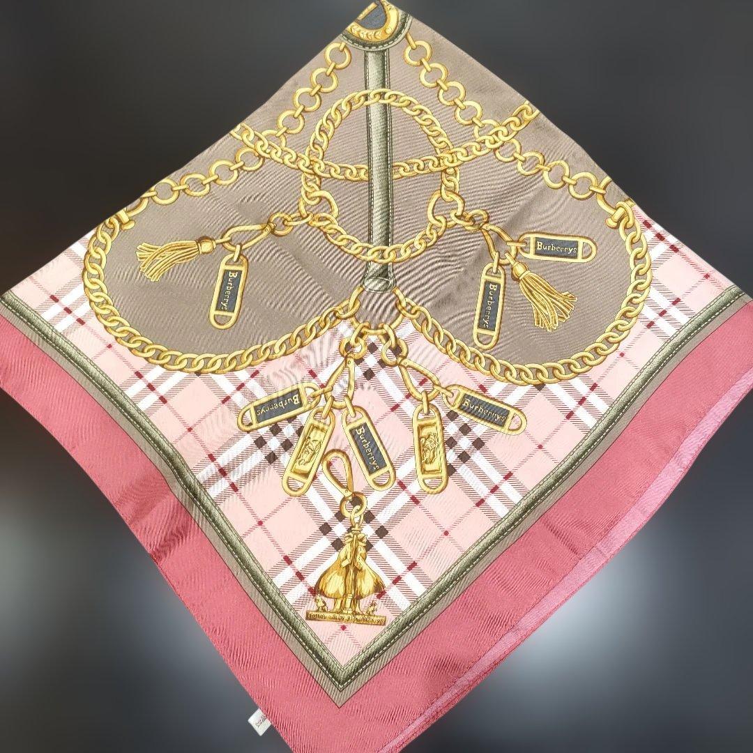 バーバリー BURBERRY シルクスカーフ２枚