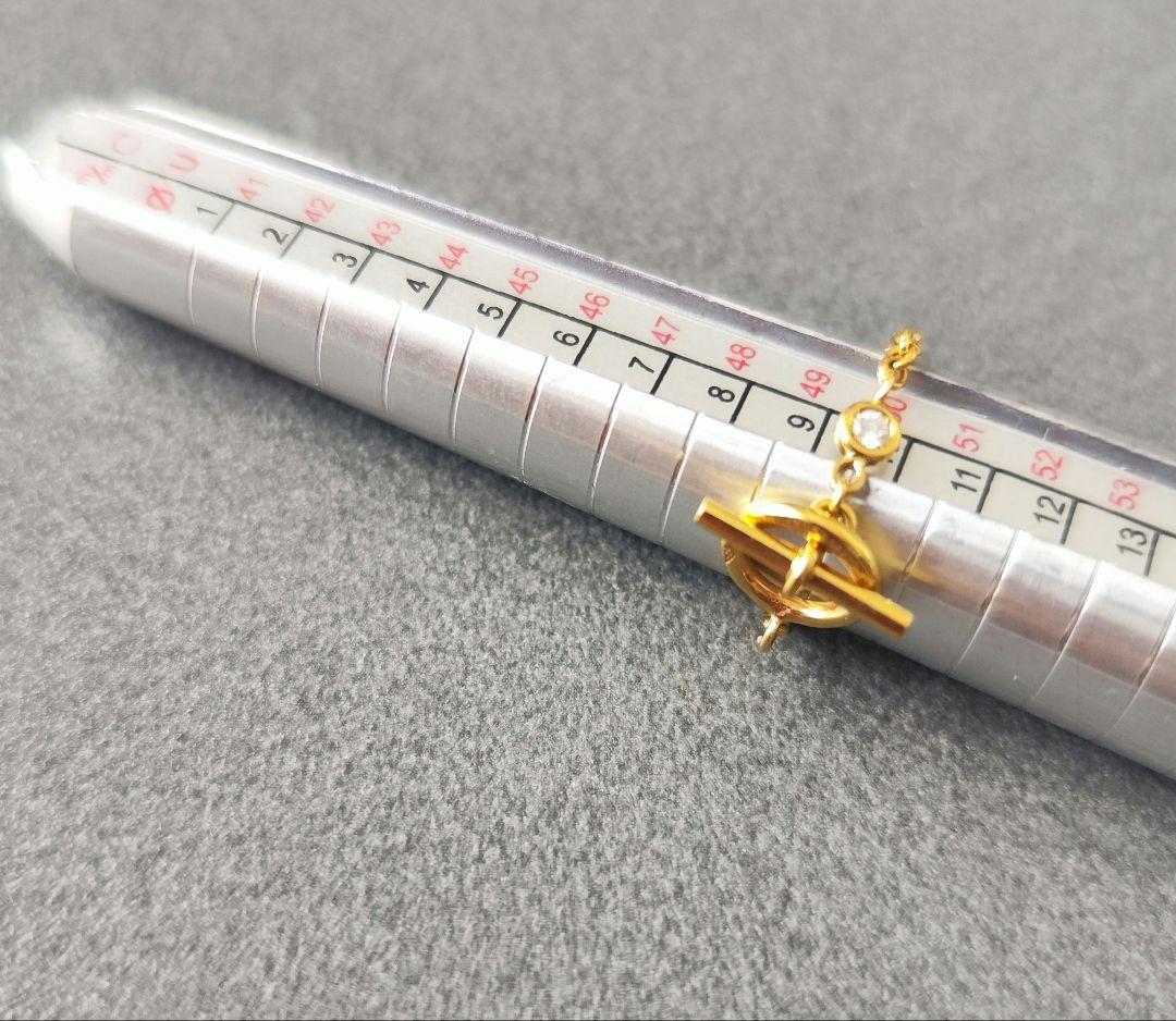 エルメス HERMES シェーヌダンクル 指輪 ゴールド K18 YG