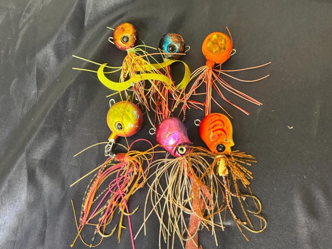 タイラバのセット・60ｇ～120ｇ/ABU遊動式他/新品ネクタイ付②