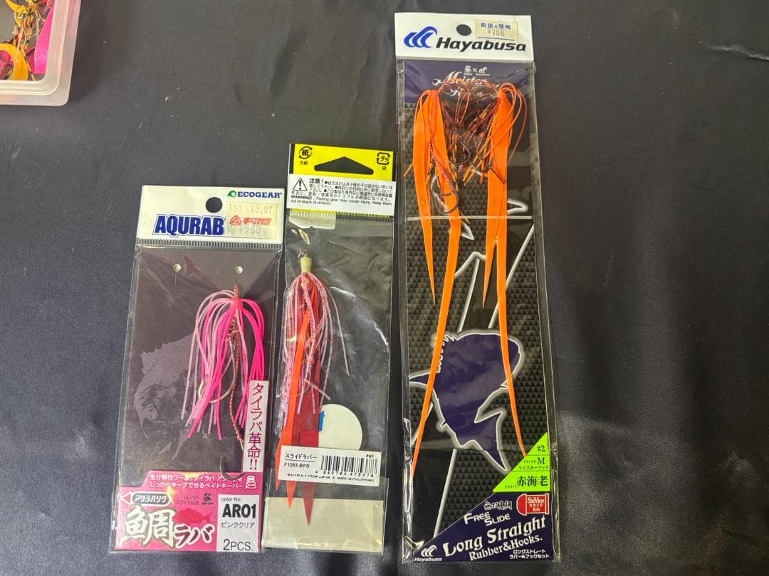 タイラバのセット・60ｇ～120ｇ/ABU遊動式他/新品ネクタイ付②