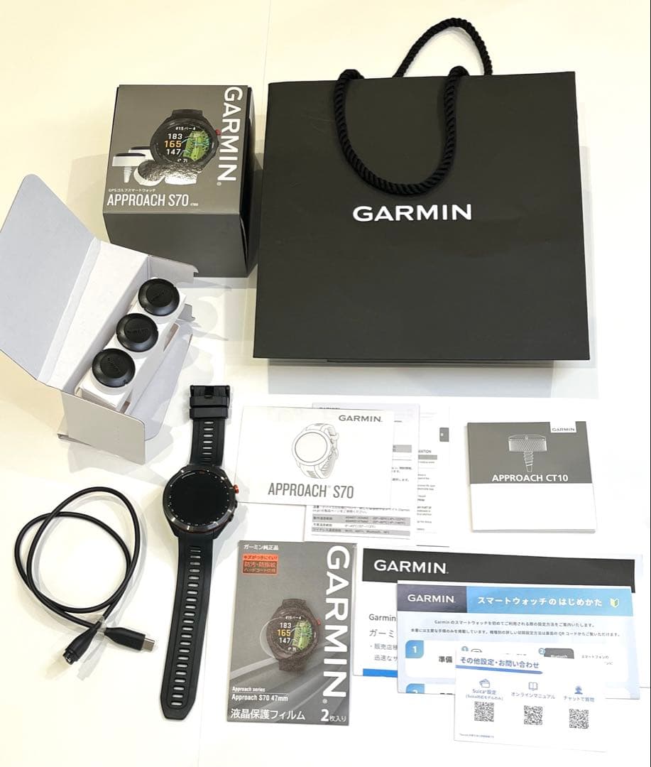 Garmin Approach S70 GPSナビ付きゴルフウォッチ 47mm