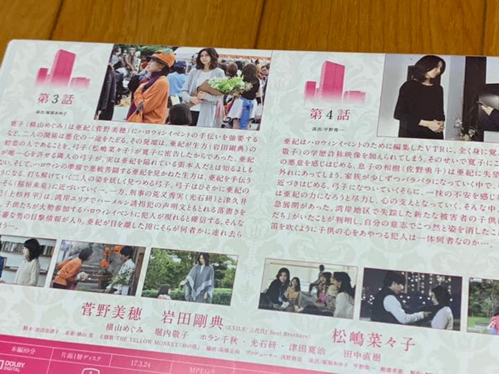 【送料無料】砂の塔 DVD 全巻セット 出演 菅野美穂 松嶋菜々子 岩田剛典