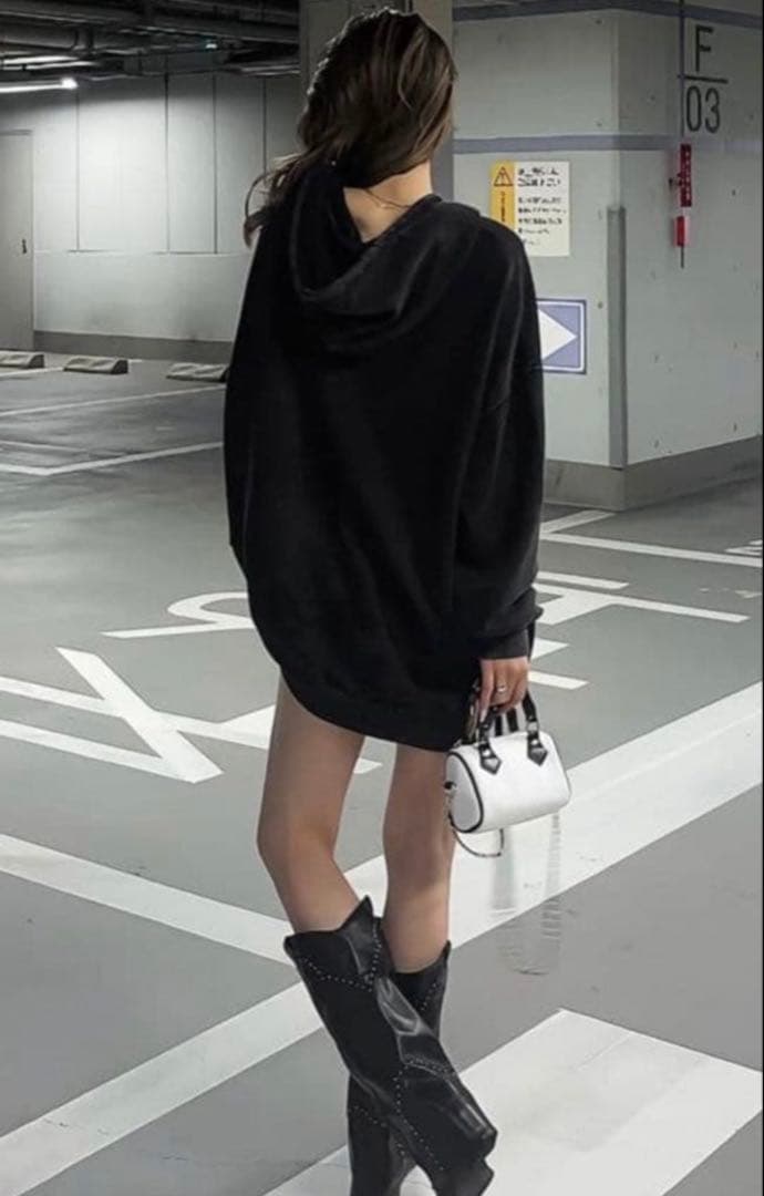 トップス DIANTE DIA LOGO ZIP UP SWEAT HOODIE
