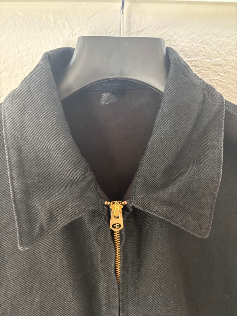 ジャケット・アウター BLACK DENIM WORK JACKET