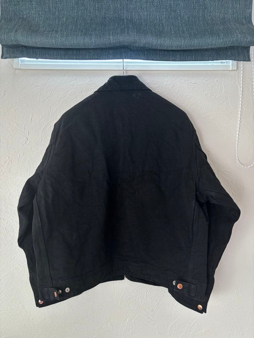 ジャケット・アウター BLACK DENIM WORK JACKET
