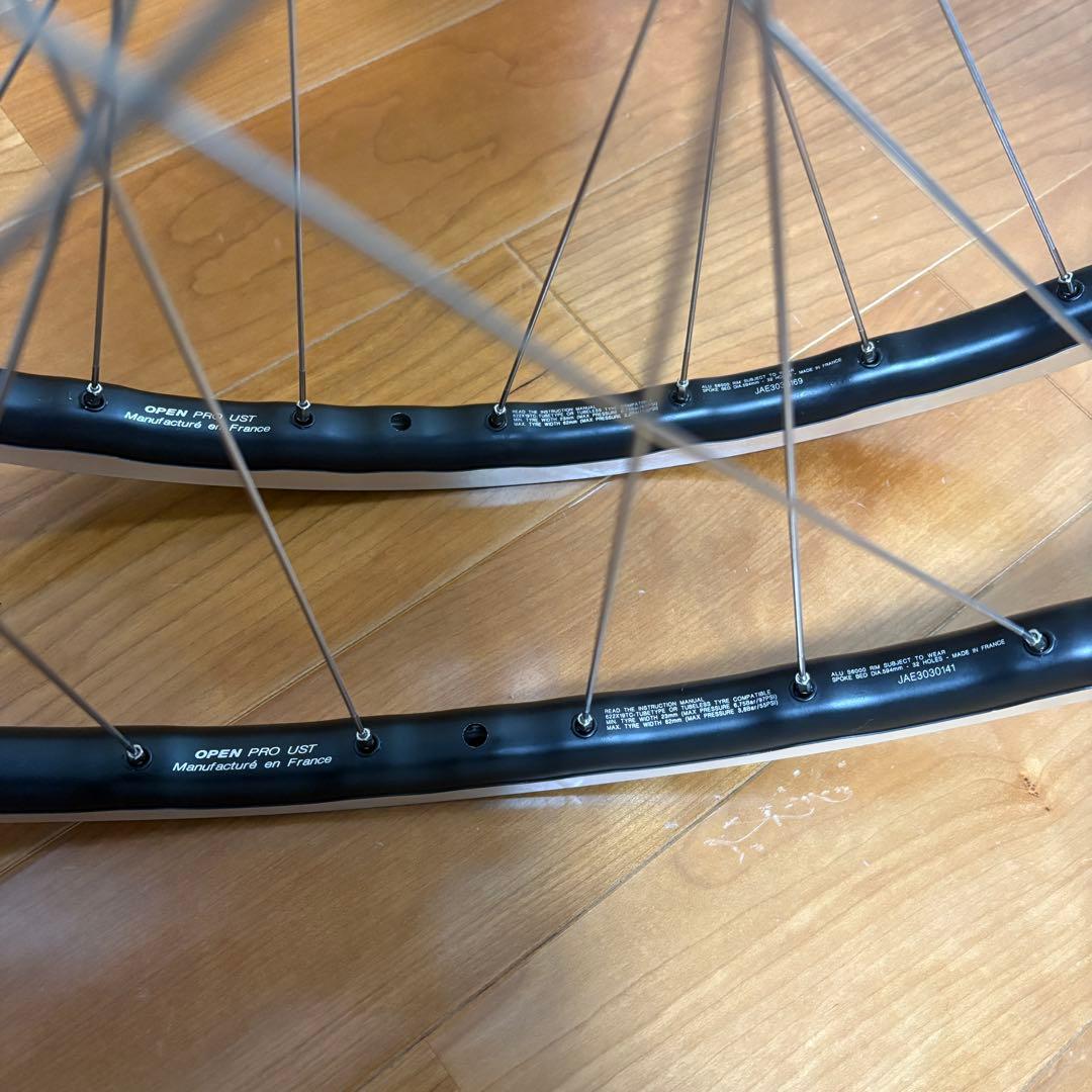 ピストホイール　philwood × mavic wheel set