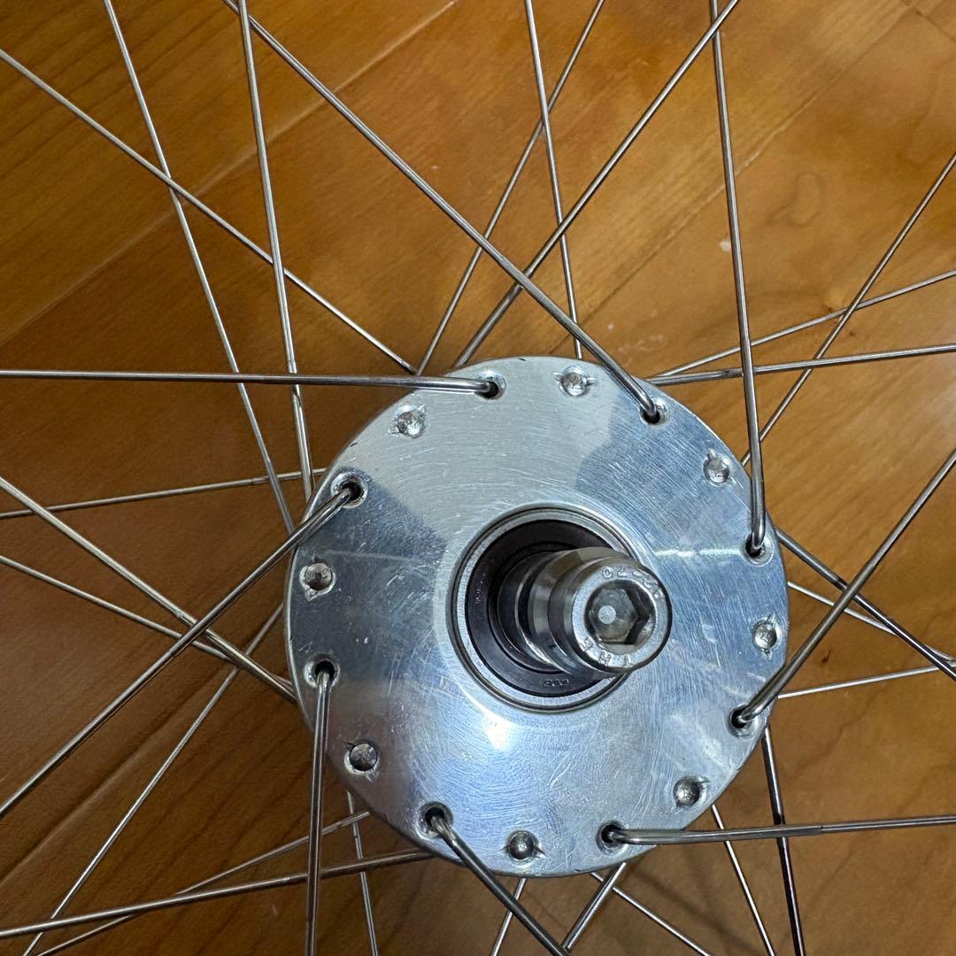 ピストホイール　philwood × mavic wheel set