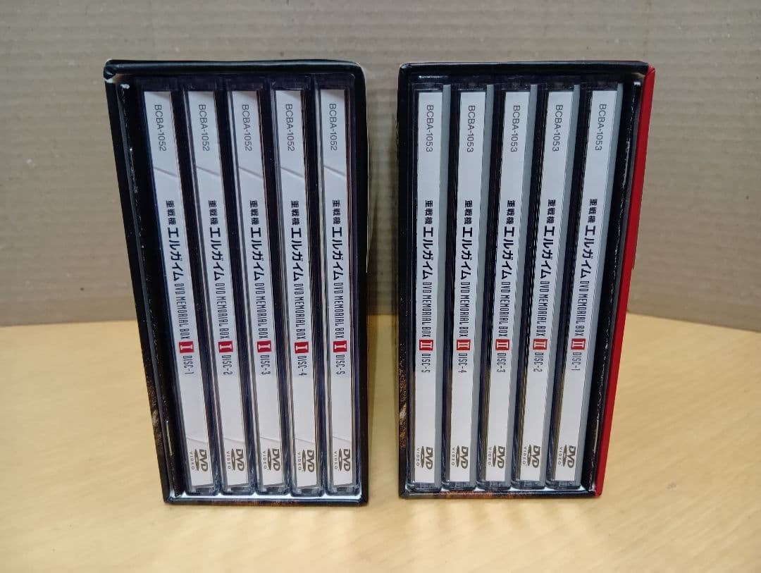 【中古・美品】重戦機エルガイム DVD MEMORIAL BOX Ⅰ Ⅱ セット