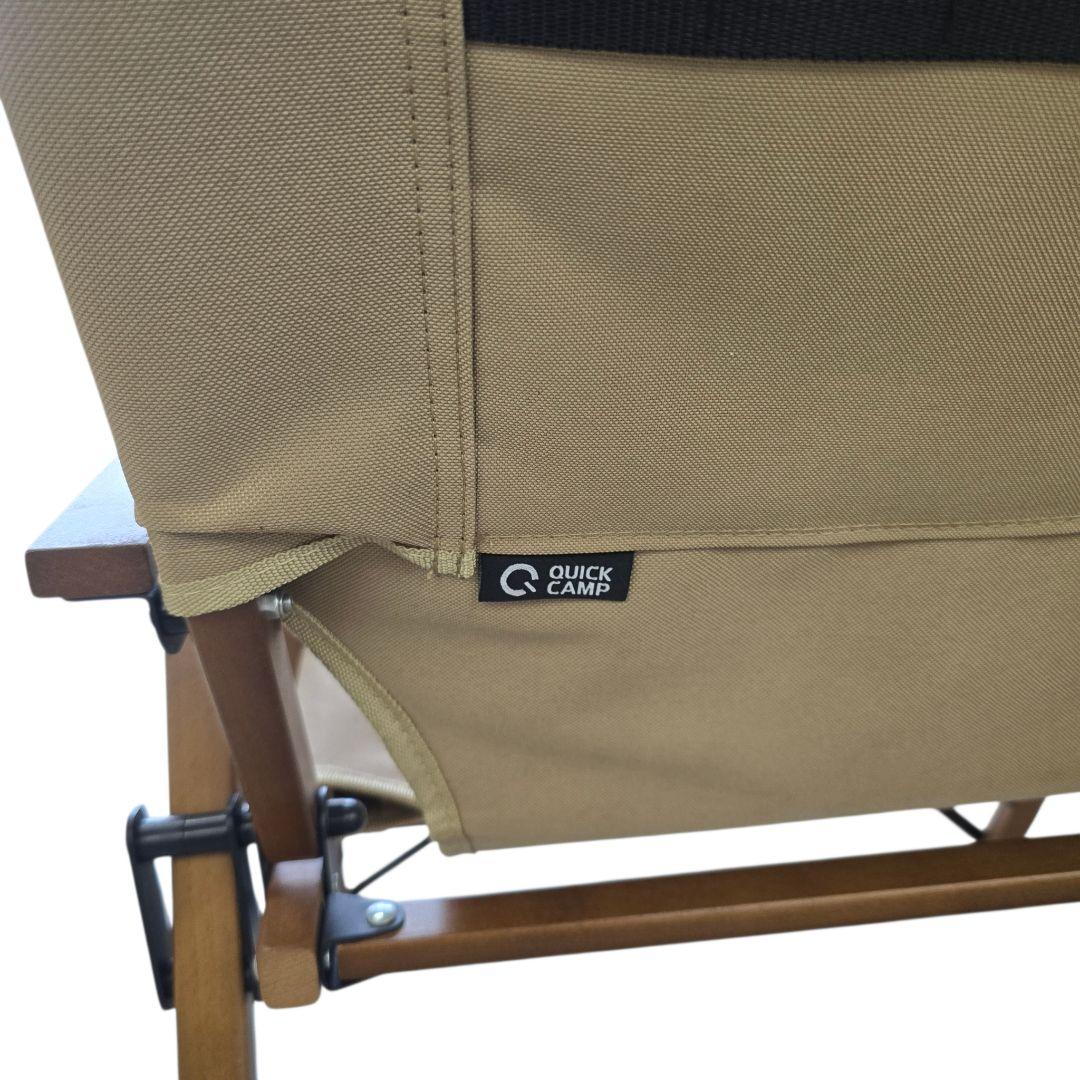 美品　クイックキャンプ　ウッドローチェア　コンパクト収納