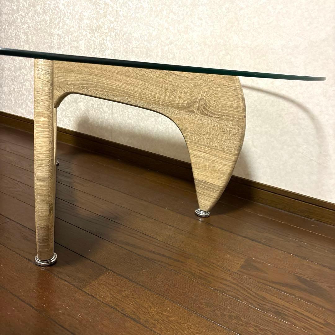 【美品】イサムノグチ コーヒーテーブル ガラス リプロダクト ※直接お渡しのみ