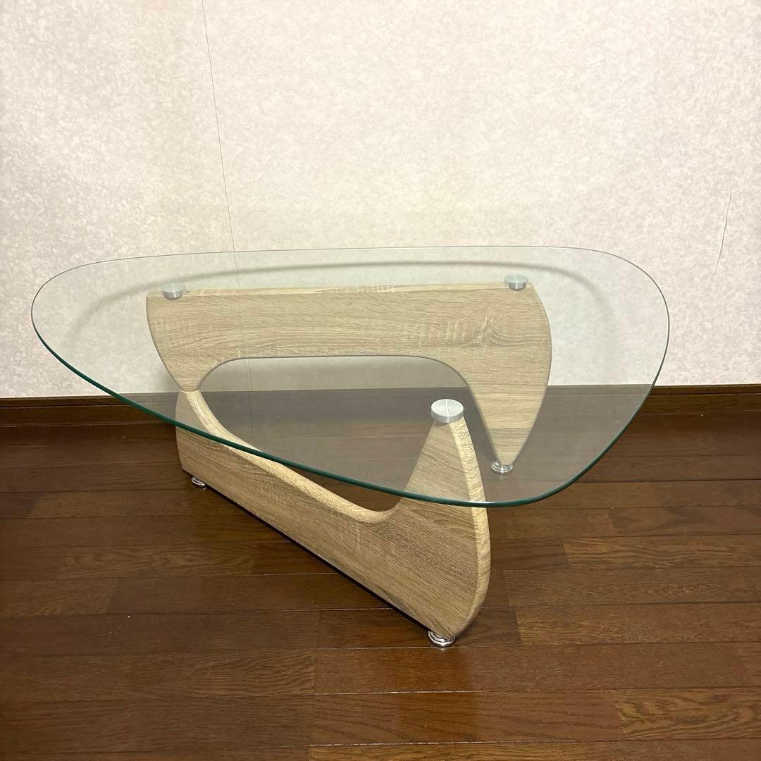 【美品】イサムノグチ コーヒーテーブル ガラス リプロダクト ※直接お渡しのみ