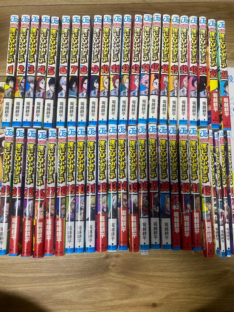 僕のヒーローアカデミア　全巻セット　1〜42巻＋映画特典本　4冊付き