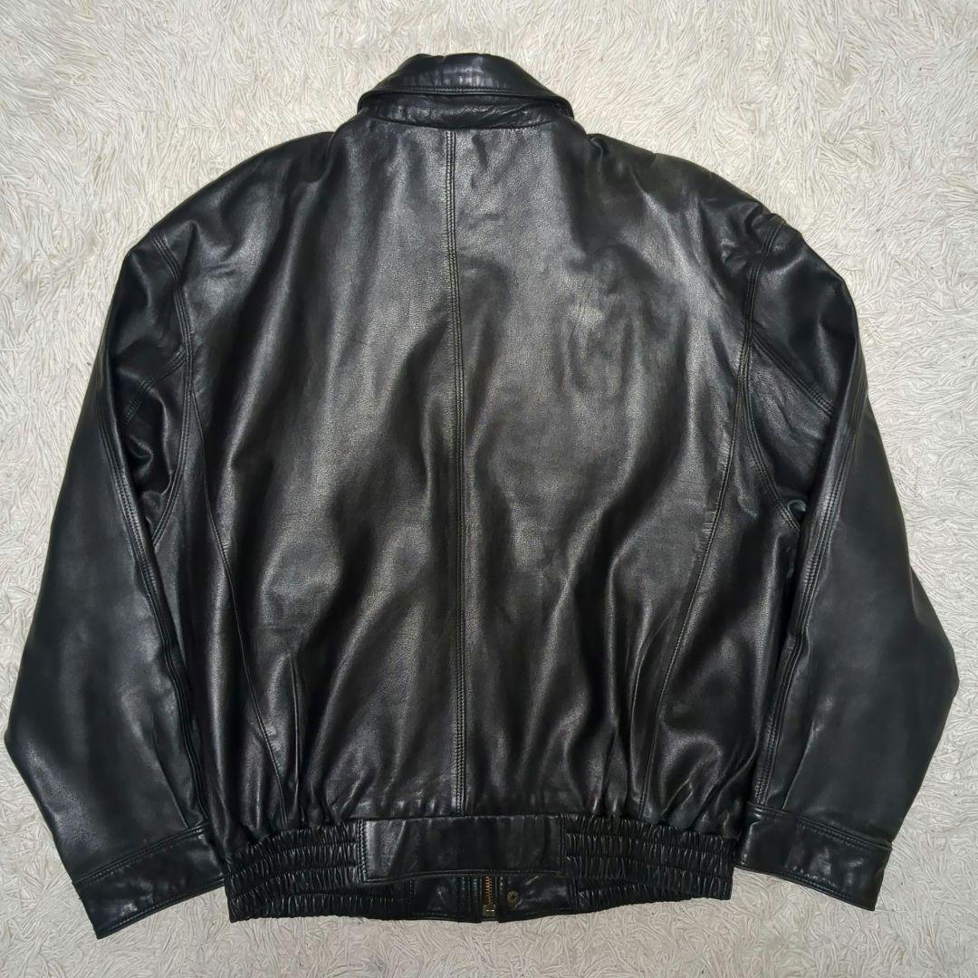 AGRIGENTO レザージャケット 54 3L XXL イタリア製 ライダース