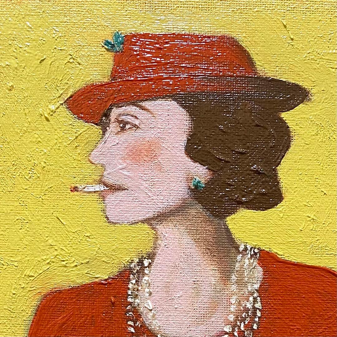 人物画 F4 油彩画