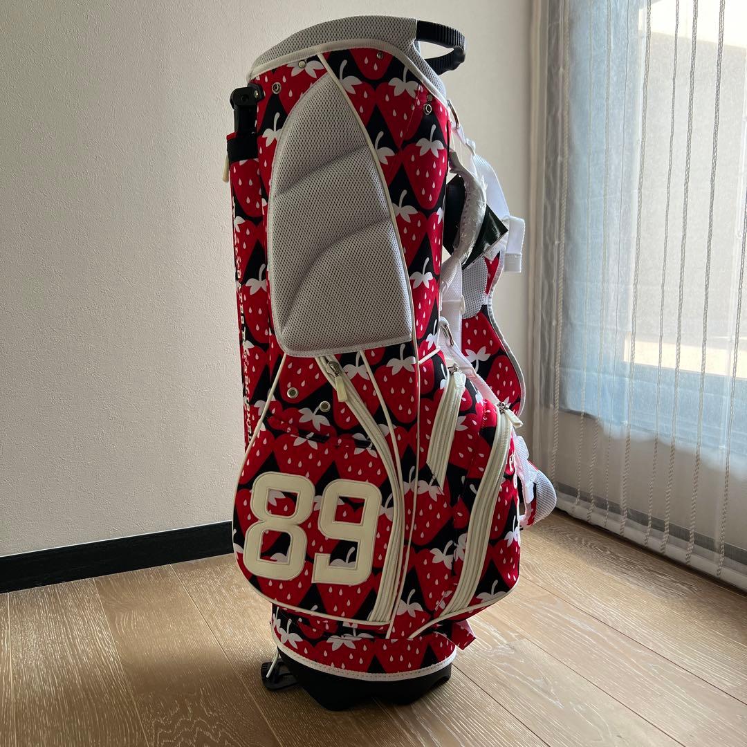 パーリーゲイツ キャディバッグ いちご(苺)未使用品