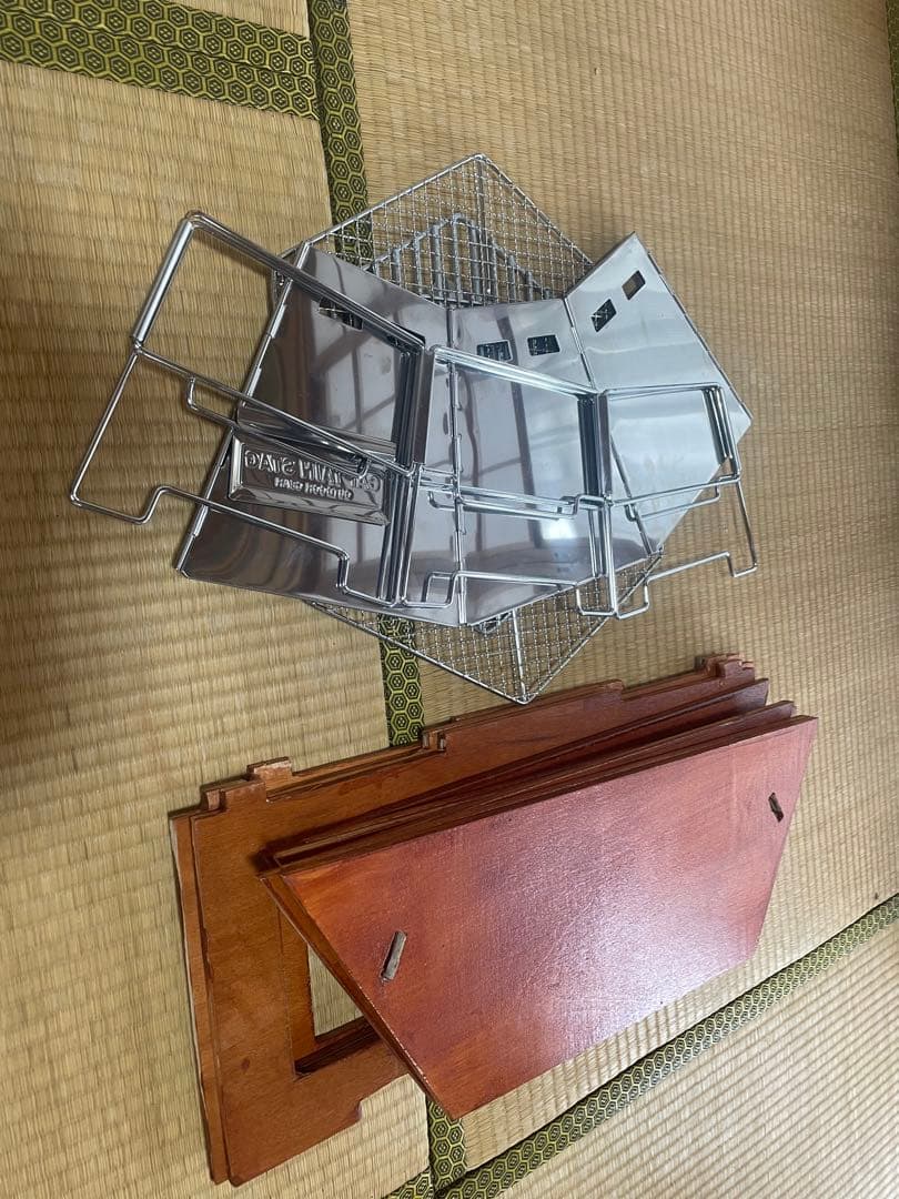 ヘキサテーブル　焚き火台付き