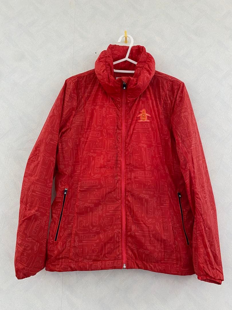 美品 Munsingwear ダウンジャケット サイズM 総柄 レディース 撥水
