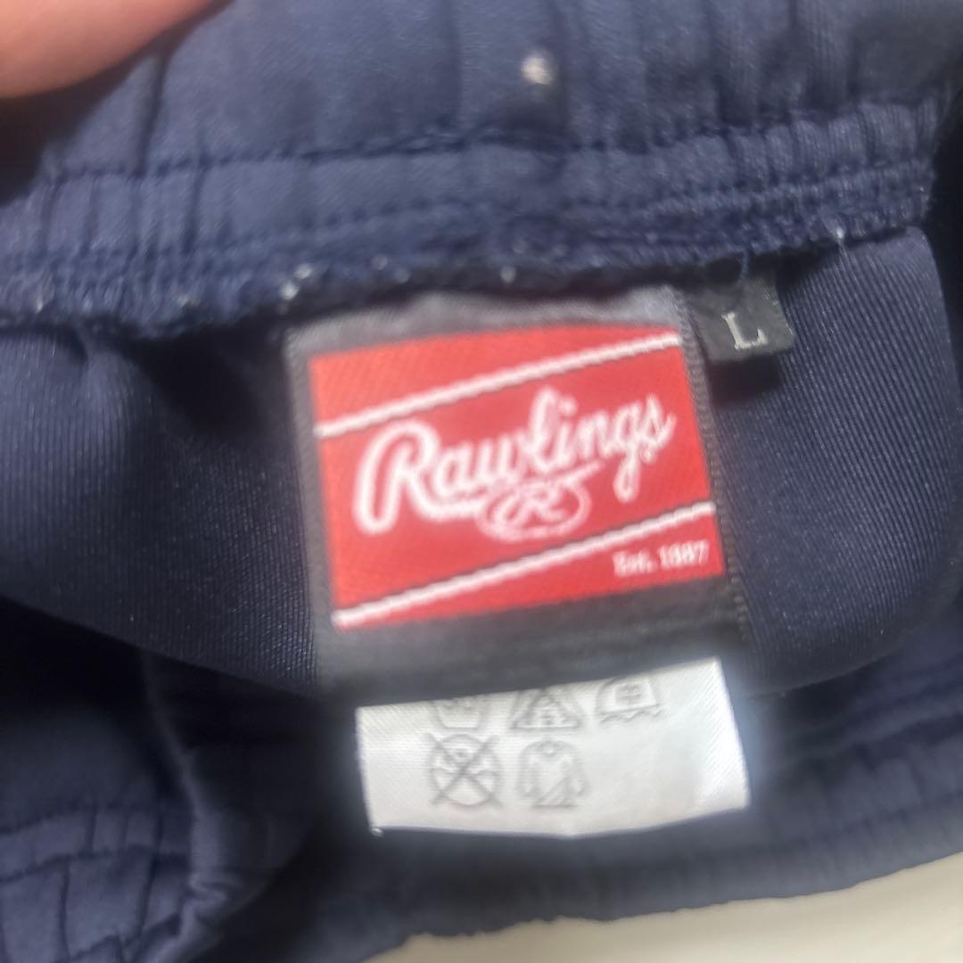 ローリングス Rawlings フード付きスウェットセット ネイビー/レッド