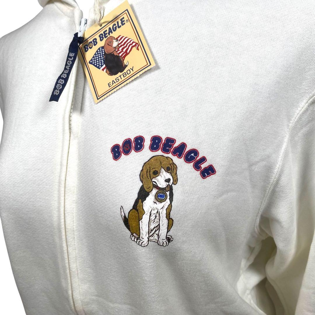 【新品】タグ付 EAST BOY ボブビーグル パーカー L ホワイト