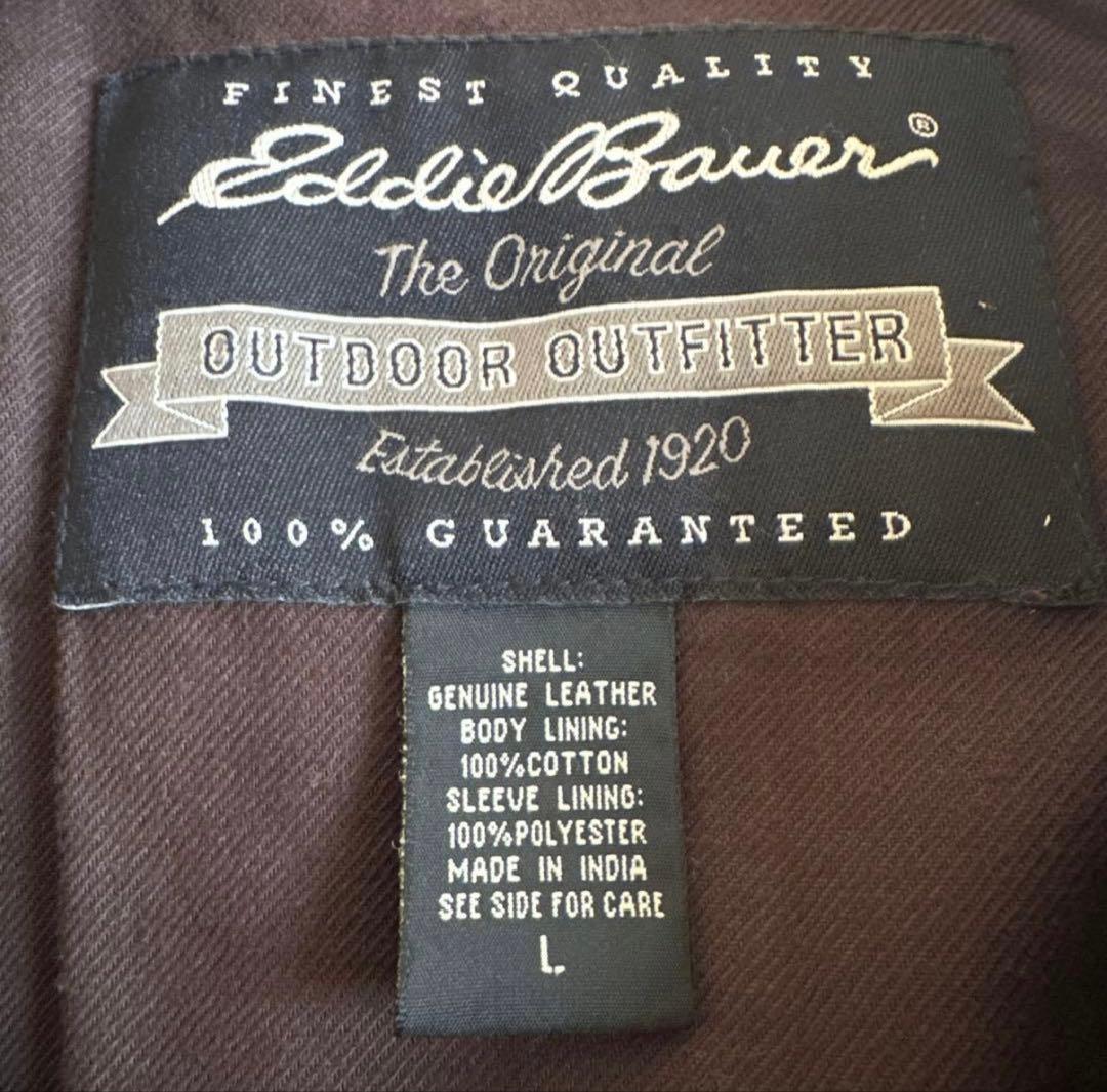 Eddie Bauer レザートラッカージャケット