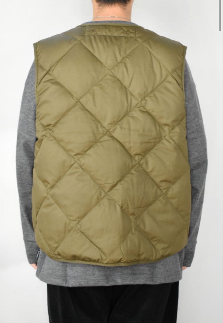 ジャケット・アウター MODMNT LINER DOWN VEST OLIVE