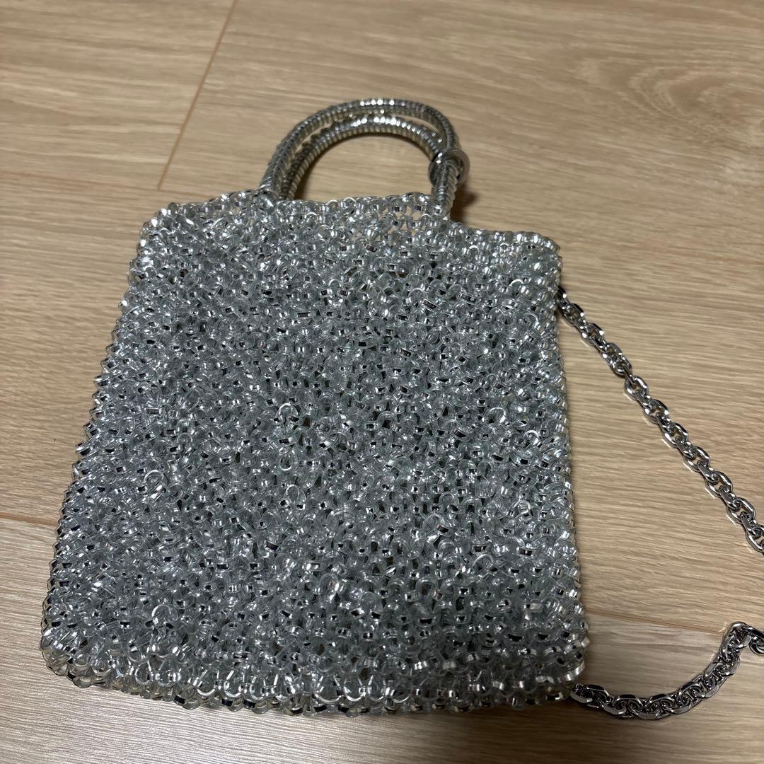 アンテプリマ ワイヤーバッグ スタンダード ミニアトゥーラ シルバー