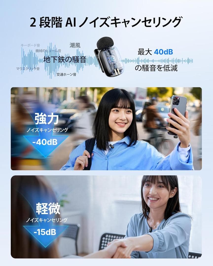 BOYA mini ワイヤレスピンマイク