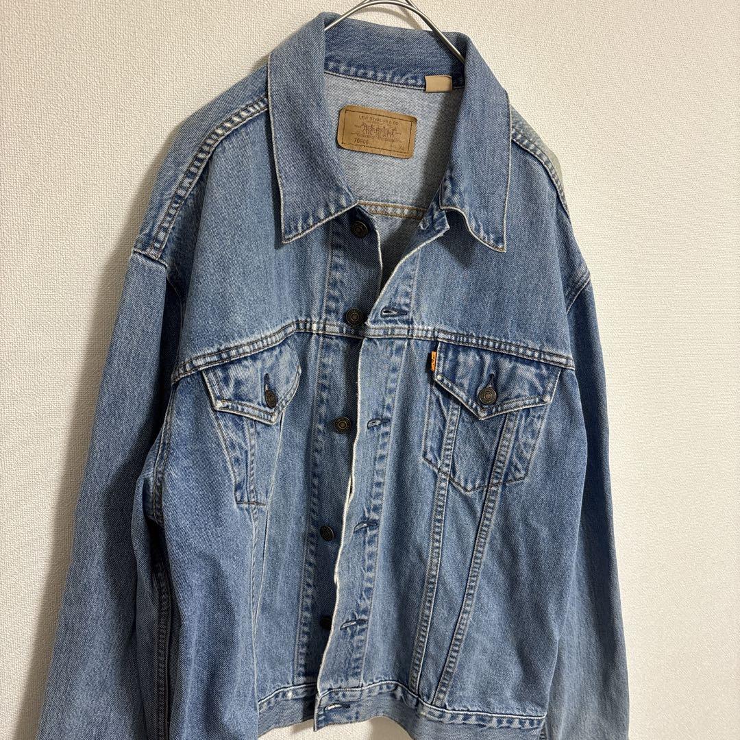 リーバイス デニムジャケット　色落ち　70606　XLサイズ Levis 3rd