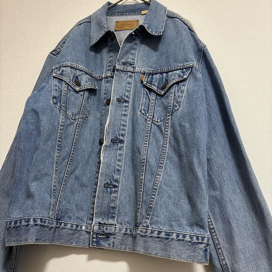 リーバイス デニムジャケット　色落ち　70606　XLサイズ Levis 3rd