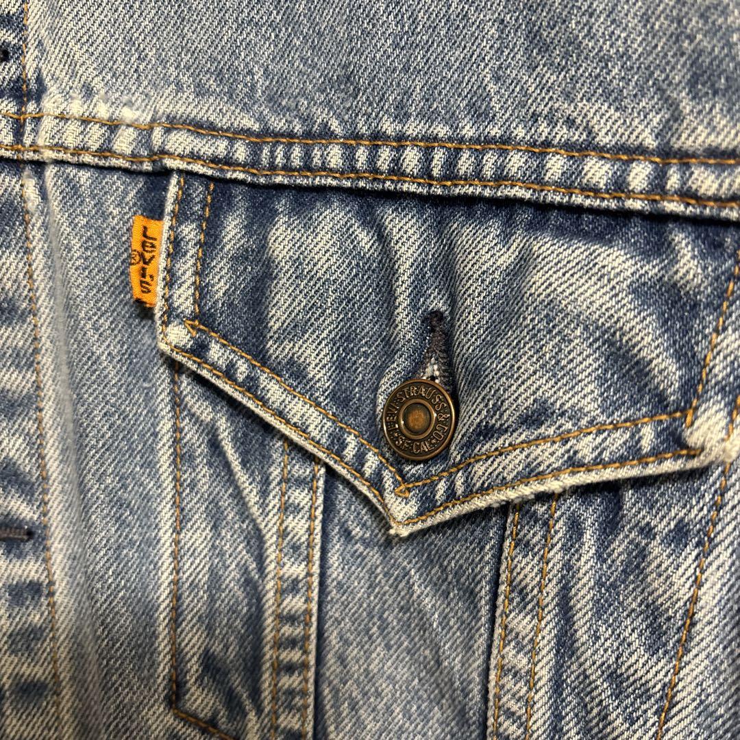 リーバイス デニムジャケット　色落ち　70606　XLサイズ Levis 3rd