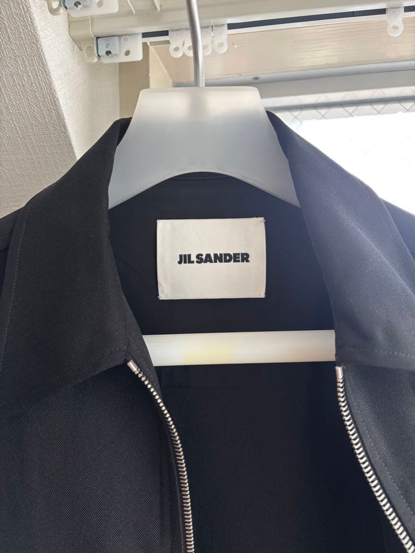 JIL SANDER 24SS ジップアップシャツBLACK 美品