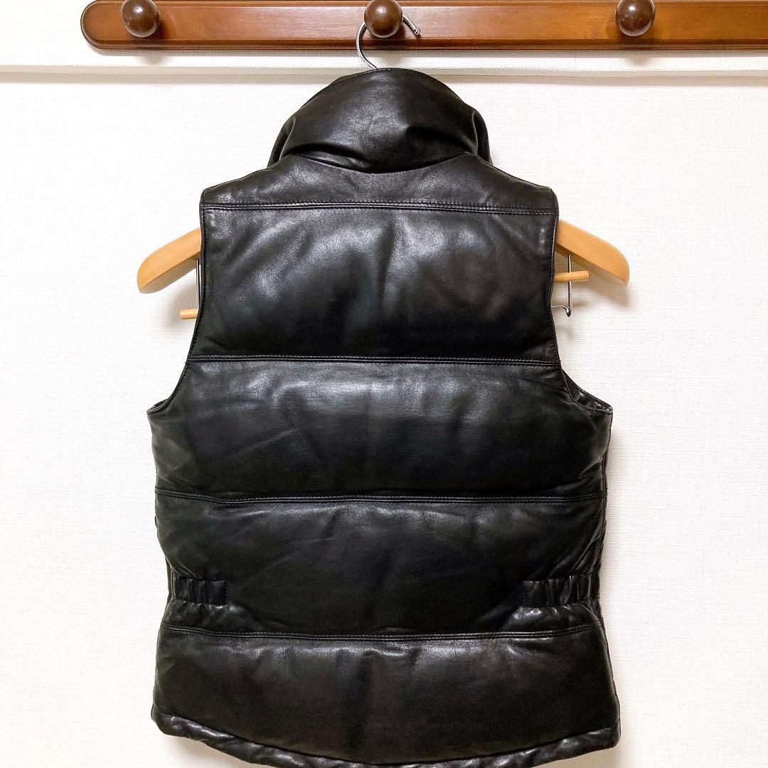 HOSU.ATPD ダウンベスト レザー 馬革 34
