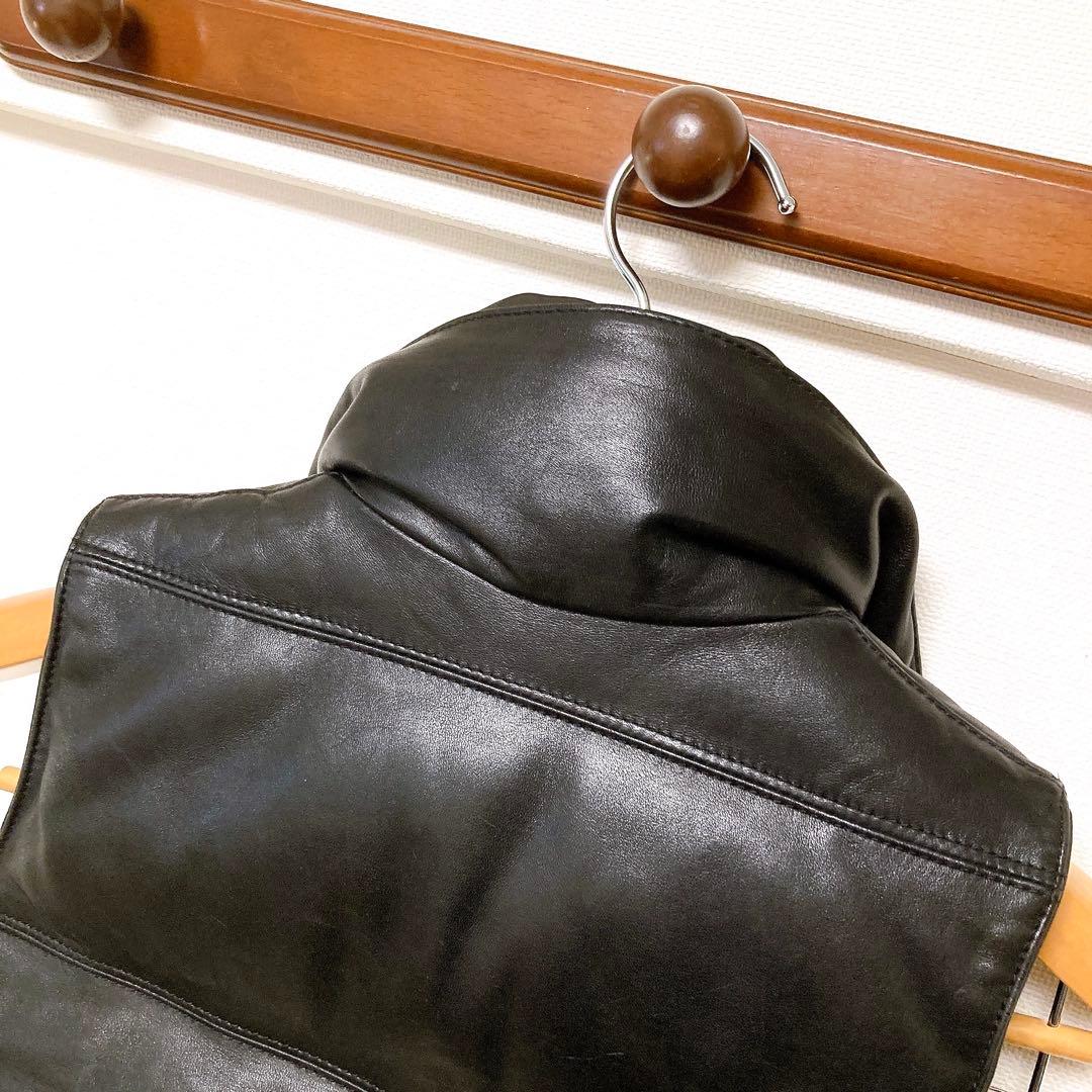HOSU.ATPD ダウンベスト レザー 馬革 34