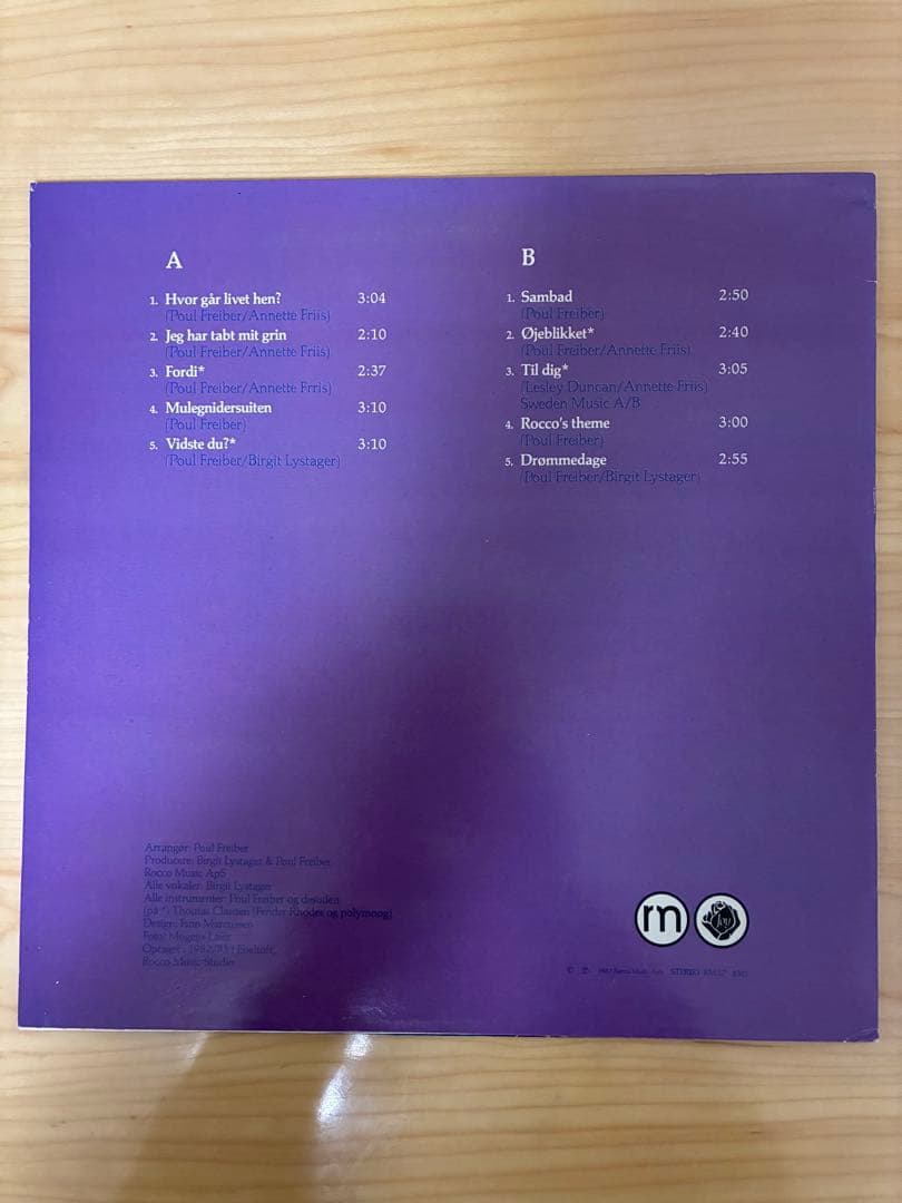 【LP】Birgit Lystager&Poul Freiber/Øjeblik