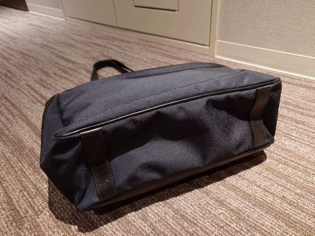 BRIEFING FUSION SQ TOTE HD BAGネイビートートバッグ