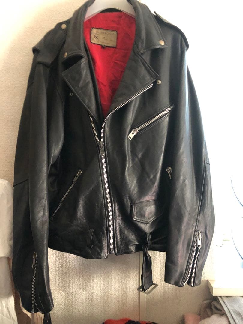 80s 90sヴィンテージライダースジャケット アルゼンチン製 オーバーサイズ