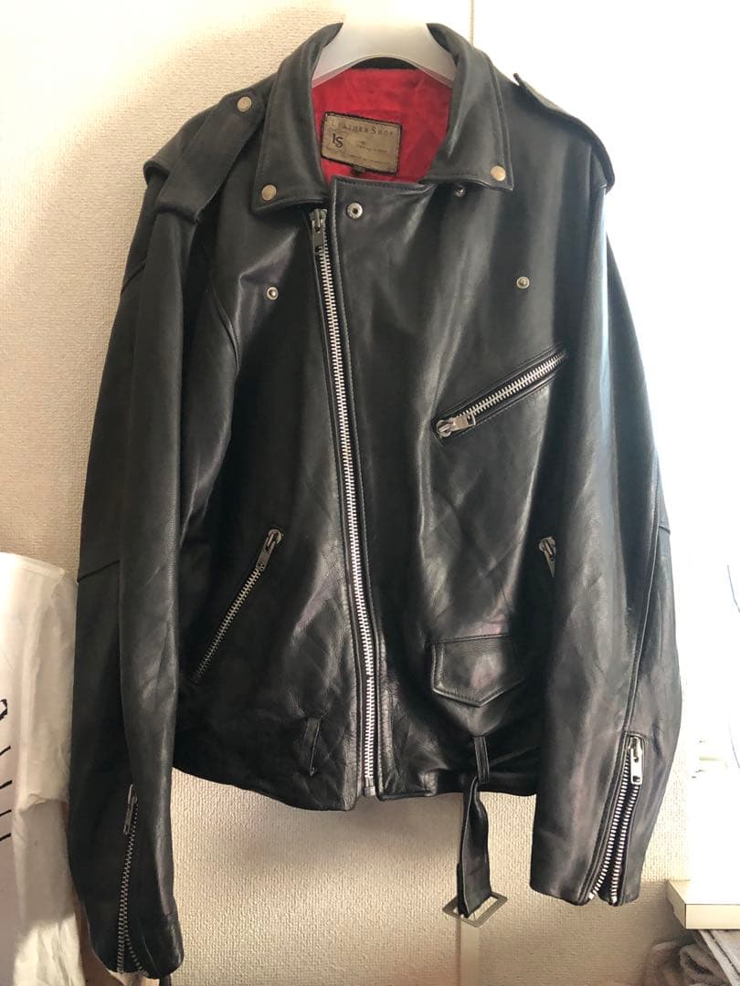 80s 90sヴィンテージライダースジャケット アルゼンチン製 オーバーサイズ