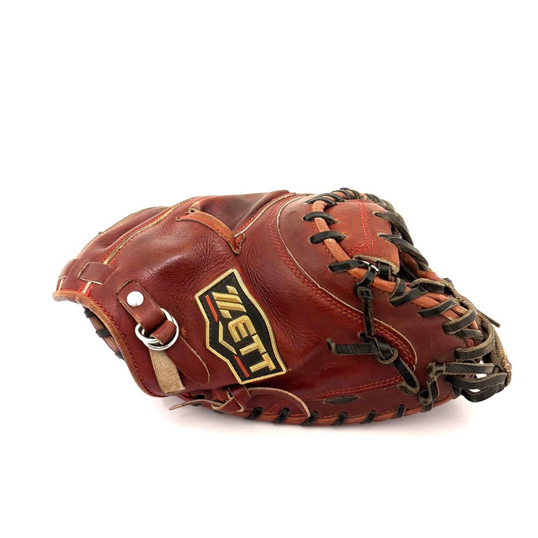 【即戦力】ZETT 軟式キャッチャーミット プロステイタス レッド 草野球 赤