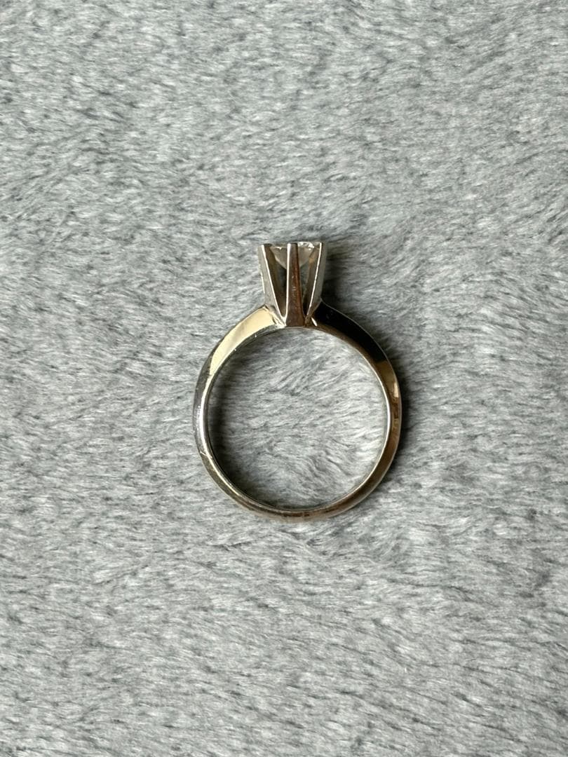 Pt850 ダイヤモンドリング 0.53ct 約13号 6g プラチナ 指輪