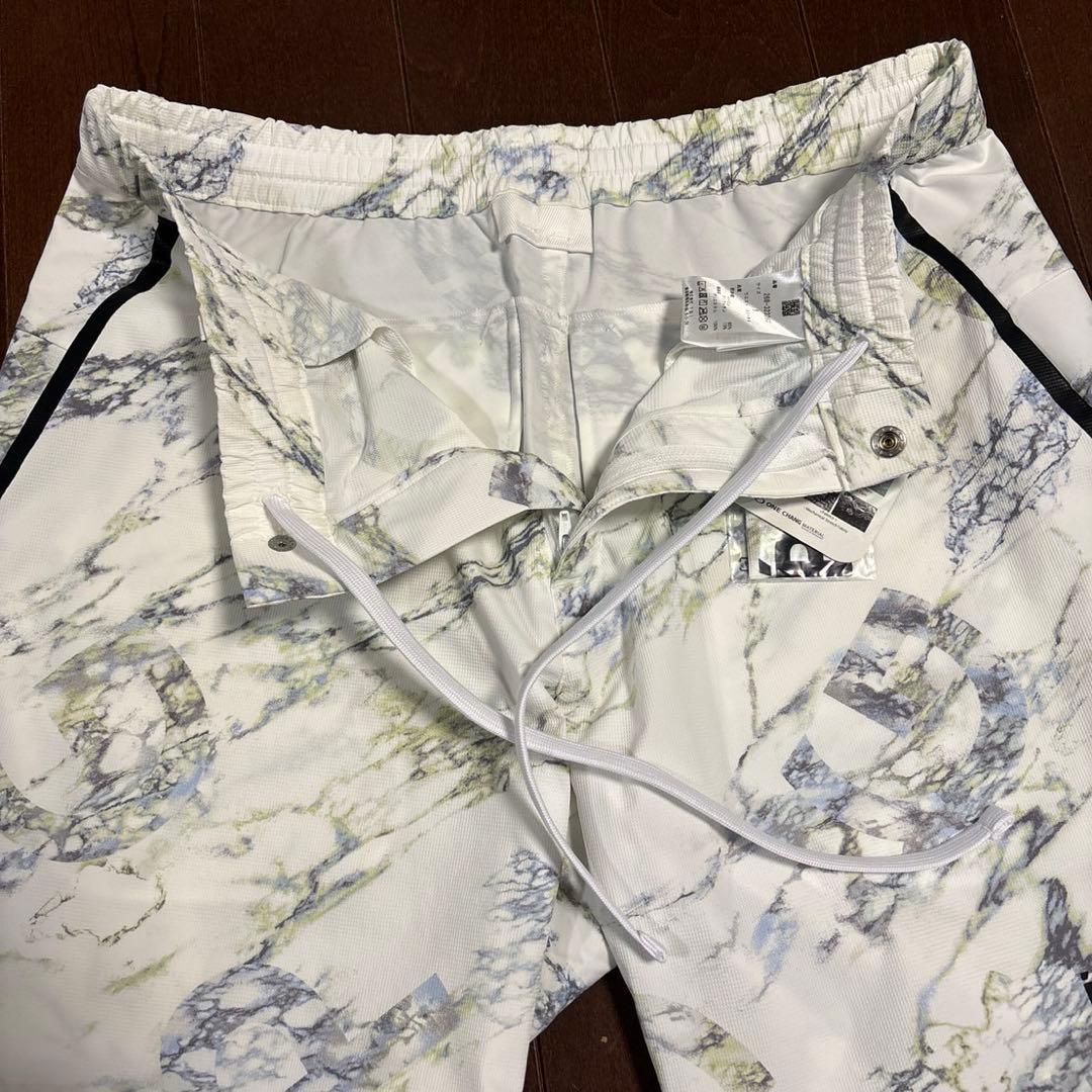 パーリーゲイツPGG N yトビーストレッチマーブルハーフパンツサイズ5