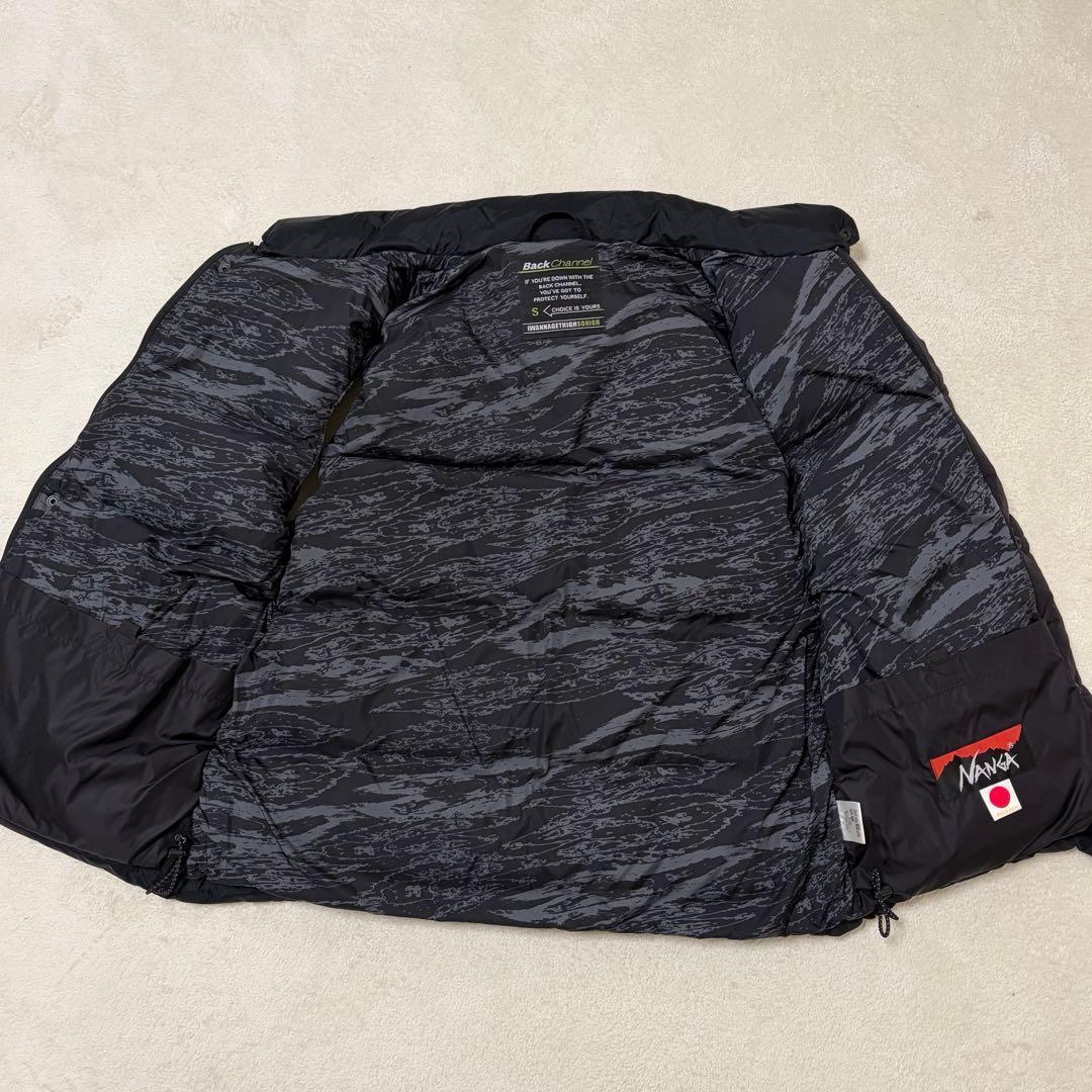 【極美品】BackChannel×NANGA ダウンベスト ブラック