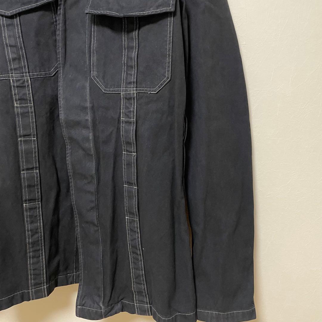 【ダークショーンヘルガー】古着　レア　ビンテージ　ネイビー　S ジャケット