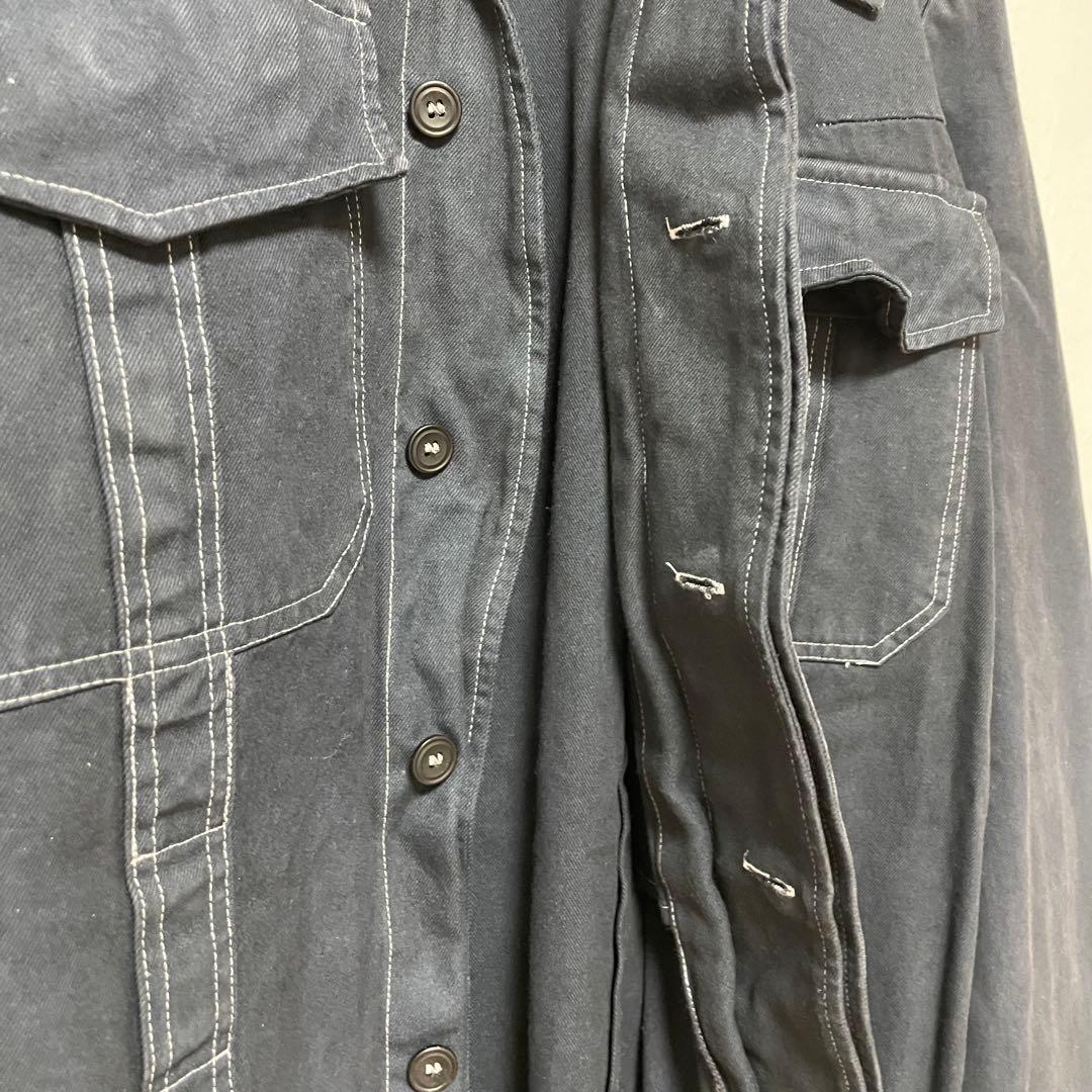 【ダークショーンヘルガー】古着　レア　ビンテージ　ネイビー　S ジャケット