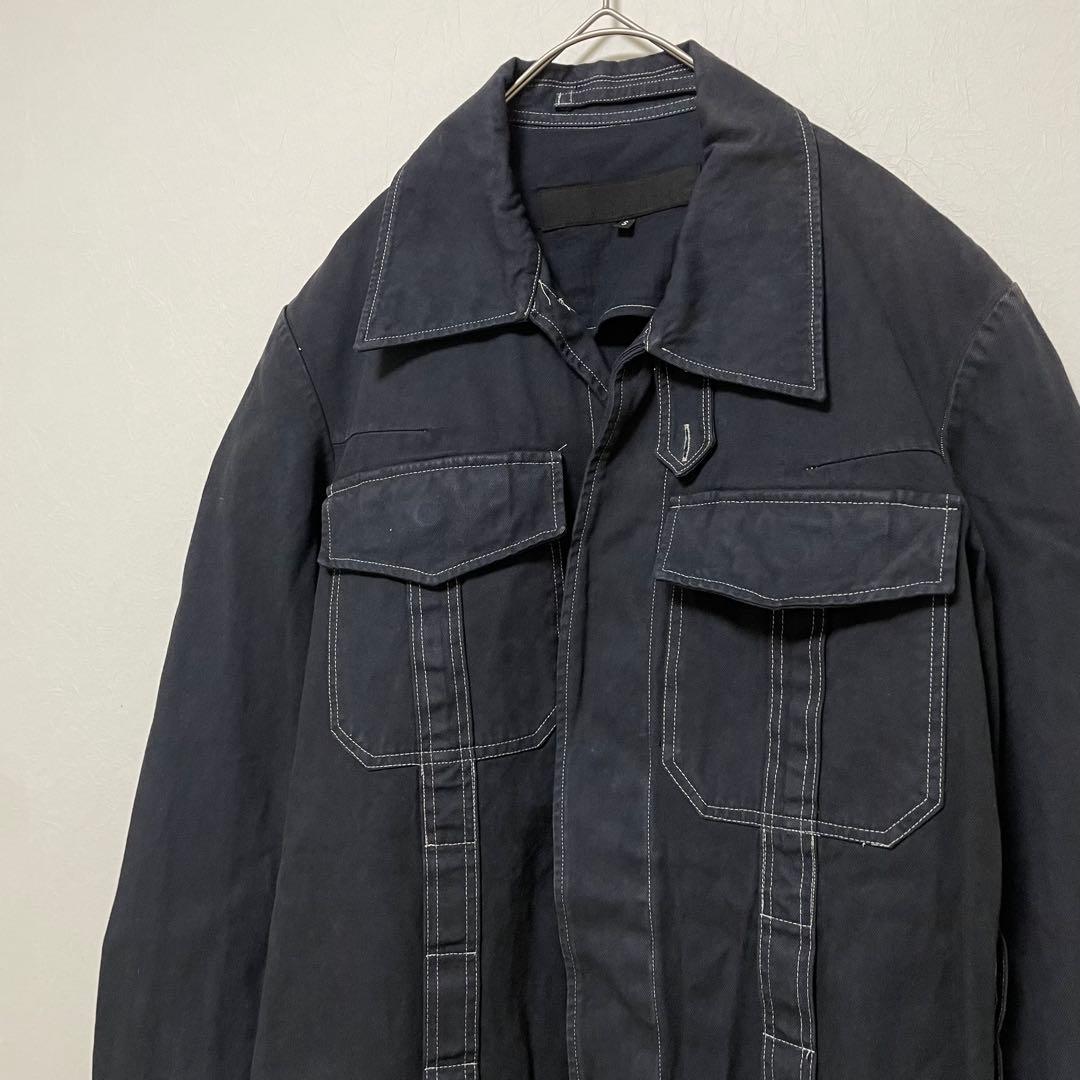 【ダークショーンヘルガー】古着　レア　ビンテージ　ネイビー　S ジャケット