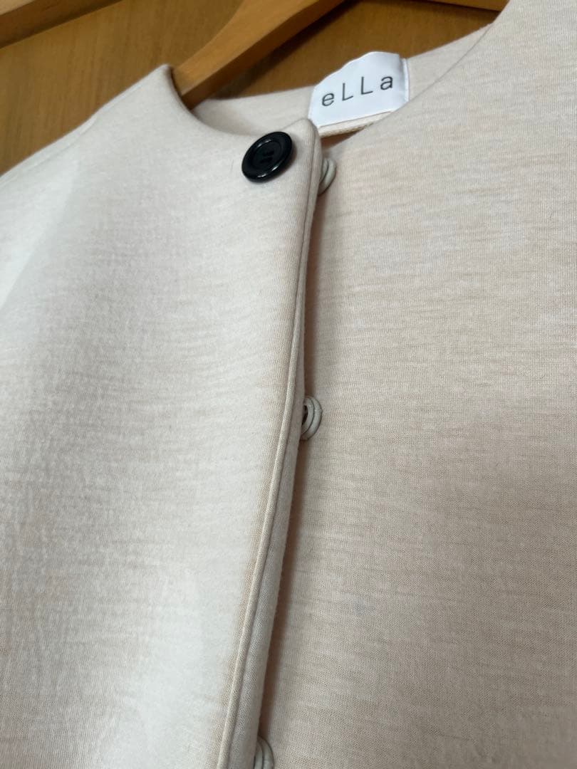 【未使用】即完売eLLa_selectshopジレ 白ベスト